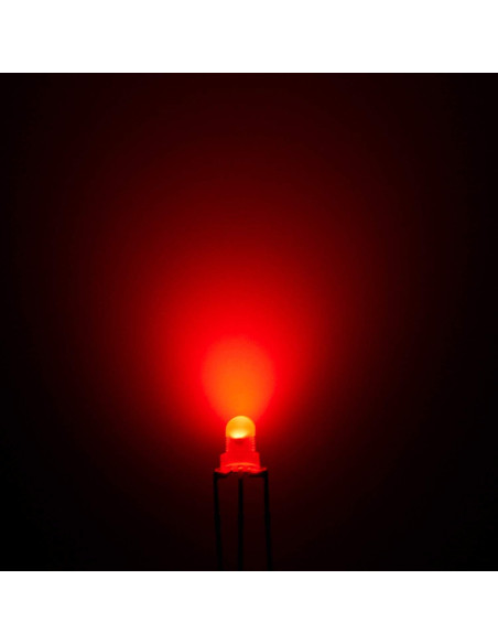 Diodos LED Bicolor 3mm CHANZON 100 Piezas Rojo Verde-Amarillo