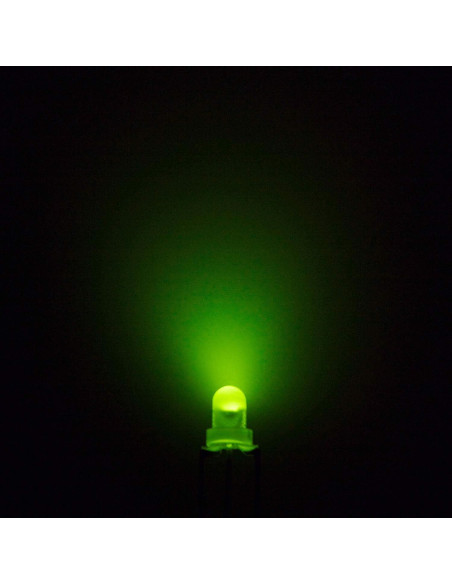 Diodos LED Bicolor 3mm CHANZON 100 Piezas Rojo Verde-Amarillo