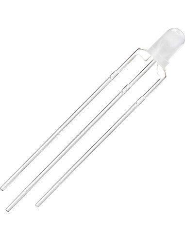 Diodos LED Bicolor 3mm CHANZON 100 Piezas Rojo Verde-Amarillo