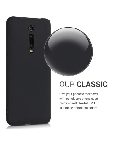 Funda Protectora Slim kwmobile para Xiaomi Mi 9T / K20 - Negro Mate