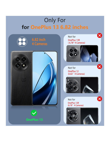 Funda protectora FNTCASE para OnePlus 13 - Antideslizante y ligera