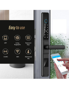 Cerradura Biométrica HIFAM con App Tuya y Timbre Integrado 2