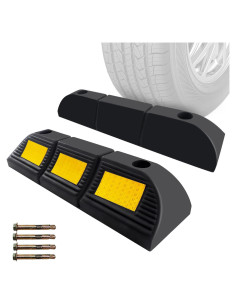 Tope de Estacionamiento Vacallity PS02 - Caucho 2 Pcs 8.89 cm