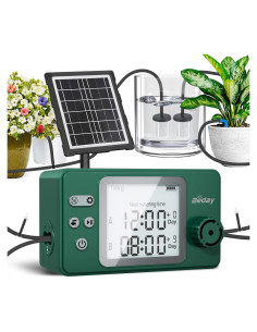 Kit de Riego Solar Automático Beday IC-207-GN para 20 Plantas