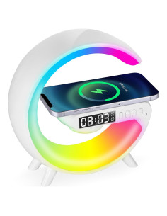 Despertador Inteligente AIYUAN con Luz LED y Altavoz Bluetooth