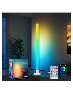 Lámpara de Pie Esquina RGB Heanolier AU-P70, 16 Millones de Colores