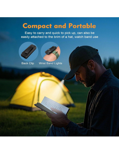 Linterna LED VTIGER K1 800 Lúmenes Recargable Compacta