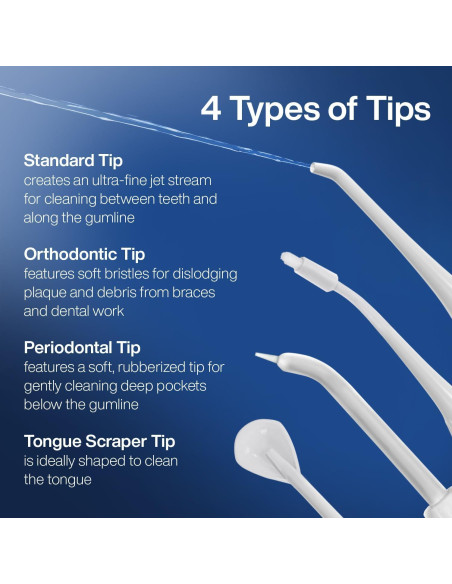 Irrigador de Agua AquaSonic ASFLOSBLU Recargable Inalámbrico