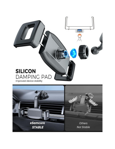 Abrazadera Universal para Tableta eSamcore 6-12.9" Ajustable