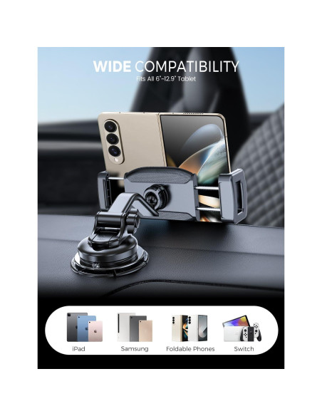 Abrazadera Universal para Tableta eSamcore 6-12.9" Ajustable