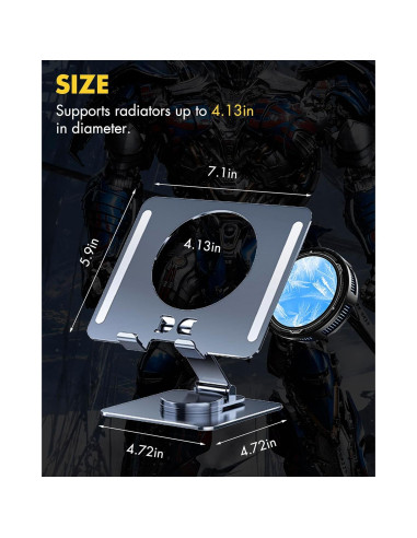 Enfriador Magnético ACEDAYS para iPad y Tabletas 20W