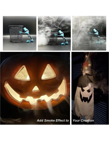 Mini Máquina de Niebla WHATAVAL con Control Remoto 10ml