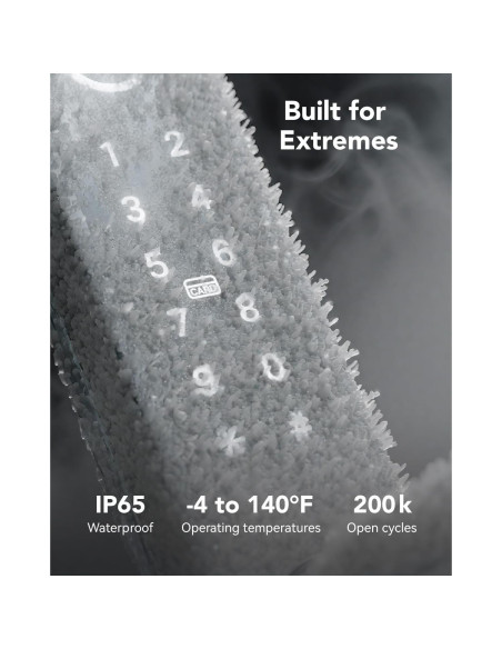 Cerradura Inteligente Biométrica Blusafe Apollo - Control Remoto