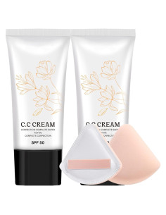 Crema CC Coreana SPF 50 para Piel Madura - Hidratante 2 Unidades