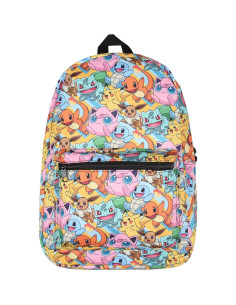 Mochila Bioworld Pokémon Pikachu y Amigos para Laptop 20L 2