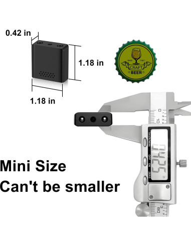 Mini Cámara Espía Oculta Shalapovar 1080P Wi-Fi para Vigilancia