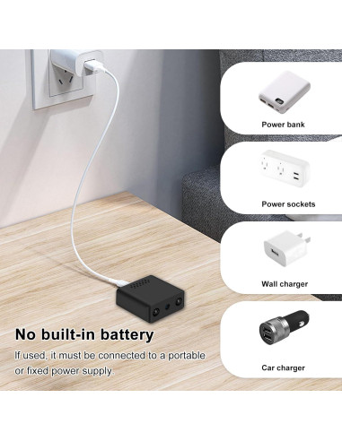 Mini Cámara Espía Oculta Shalapovar 1080P Wi-Fi para Vigilancia