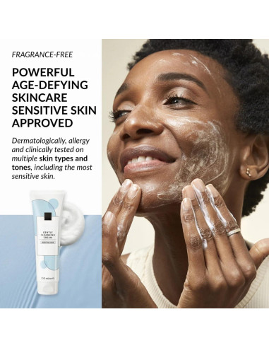 Limpiador Crema Facial Glowiction 150ml Piel Sensible Avena