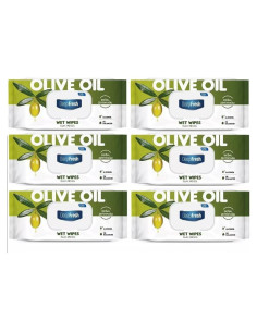 Toallitas Húmedas de Aceite de Oliva Housebrand - Paquete de 6