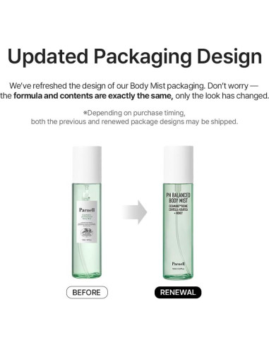 Mist Corporal Parnell 150ml - Centella Asiática y Ácido Hialurónico