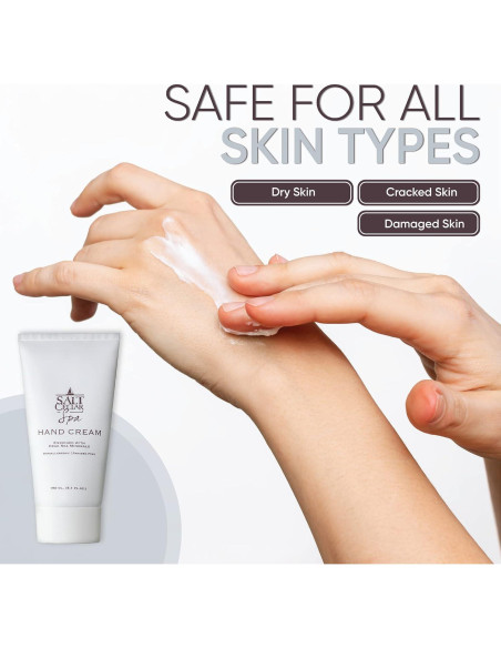 Crema de Manos Salt Cellar Spa 5.1 FL oz Paquete de 3 Hidratante