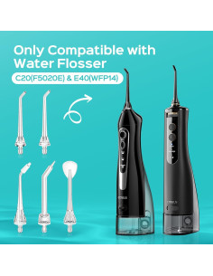 Cabezas de Repuesto COSLUS para Irrigador Dental C20 y E40 - 5 Piezas 2