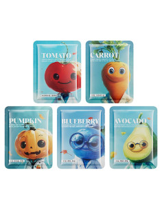 Set de 5 Mascarillas Faciales Hidratantes PureCanyny para Niñas