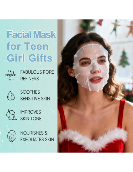 Set de 5 Mascarillas Faciales Hidratantes PureCanyny para Niñas