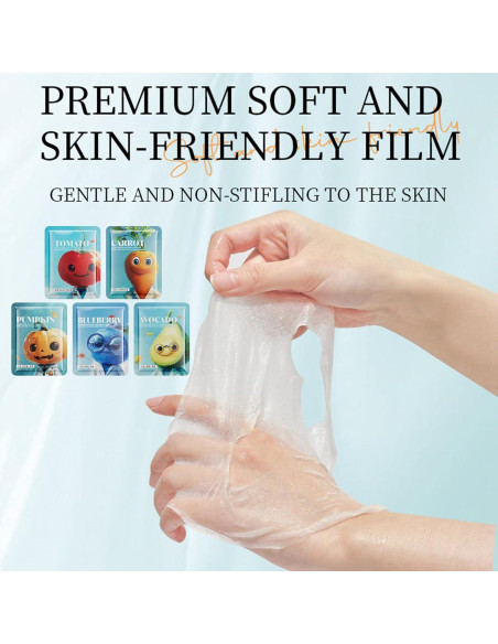 Set de 5 Mascarillas Faciales Hidratantes PureCanyny para Niñas