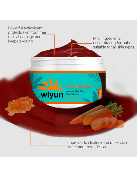 Gel Bronceador Acelerador de Melanina YunNing 200ml