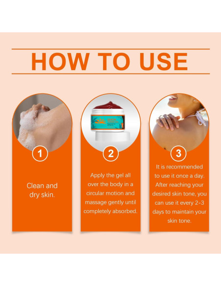 Gel Bronceador Acelerador de Melanina YunNing 200ml