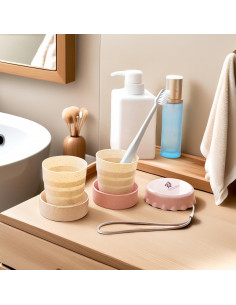 Taza de Viaje Plegable FANBODTA 130ml 4-Pack a Prueba de Fugas 2