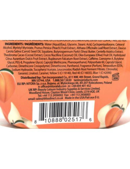 Loción Bronceadora Azúcar Morena 400X Durazno 382.7 g