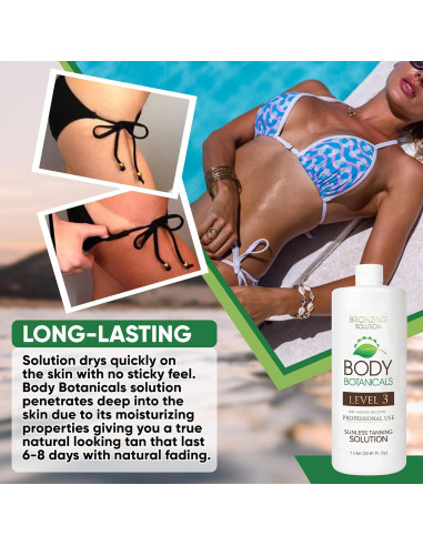 Bronceado sin sol Body Botanicals 1L con 12% DHA orgánico
