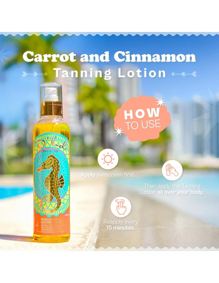 Aceite bronceador D'Luchi zanahoria SPF 4 239.6 ml