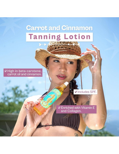 Aceite bronceador D'Luchi zanahoria SPF 4 239.6 ml