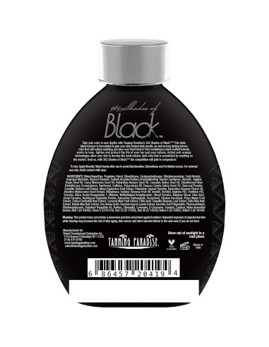 Loción Bronceadora Triple Negro 382.7ml - Paraíso de Bronceado