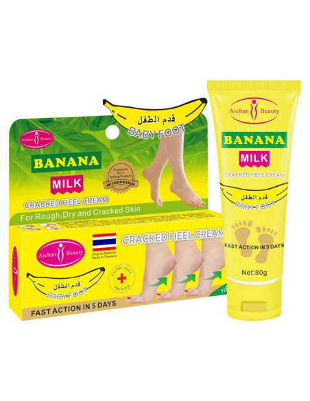 Crema para Pies AICHUN BEAUTY Plátano 80g Hidratante