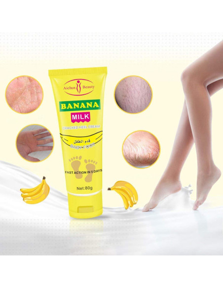 Crema para Pies AICHUN BEAUTY Plátano 80g Hidratante
