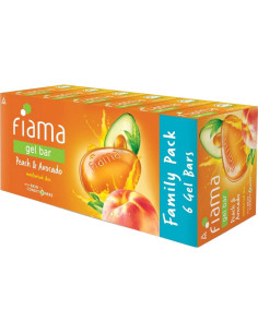 Gel de Jabón Fiama Di Wills Durazno y Aguacate 125g - Paquete de 6 2