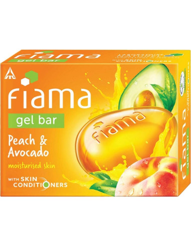 Gel de Jabón Fiama Di Wills Durazno y Aguacate 125g - Paquete de 6