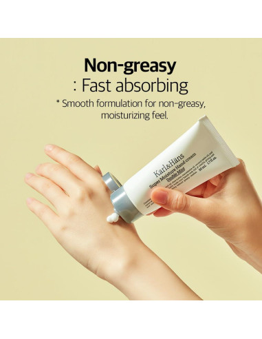 Crema de Manos Vegana Karl&Hans 50ml - Hidratante Doble Menta