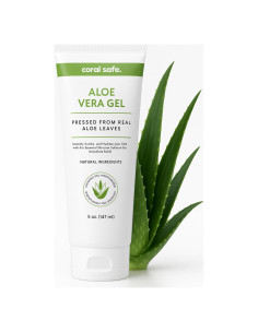 Gel de Aloe Vera Coral Safe 99% puro, 142g, hidratante y calmante