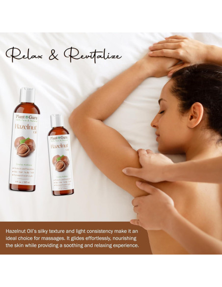 Aceite de Avellana 473 ml Prensado en Frío 100% Puro Natural