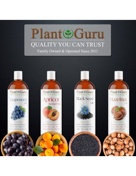 Aceite de Avellana 473 ml Prensado en Frío 100% Puro Natural