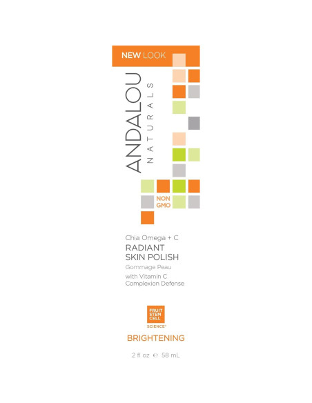 Exfoliante Facial Andalou Naturals Chia Omega 56.7g Exfoliante Facial Andalou Naturals Chia Omega 56.7g