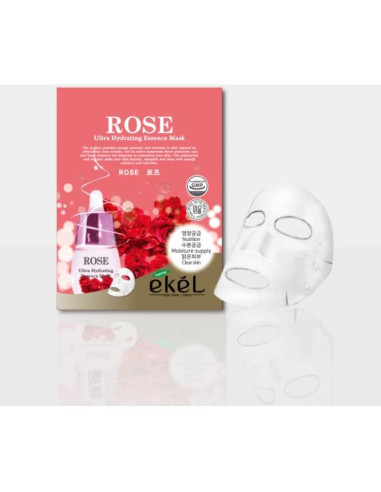 Paquete de 22 Máscaras Faciales Hidratantes EkeL Coreanas