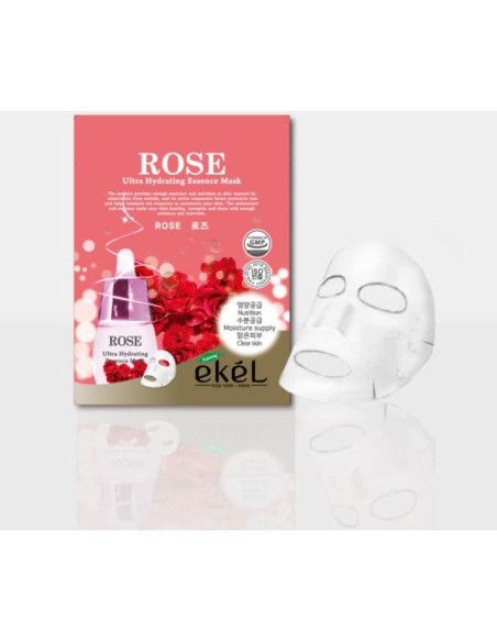 Paquete de 22 Máscaras Faciales Hidratantes EkeL Coreanas