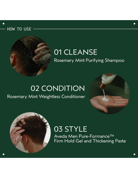 Conjunto de Regalo Aveda Champú y Acondicionador Romero Menta 2 Pzs