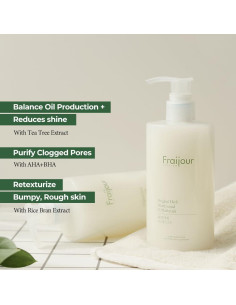 Mascarilla O2 Fraijour 300ml - Exfoliante AHA BHA para piel grasa 2